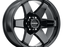 Aluminum Wheels 20x8.5 Addict 942B Gloss Black Multi Spoke 15 Offset 5 on 139.7 Bolt Pattern 106.5 Bore Raceline