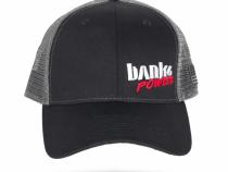 Power Hat Twill/Mesh Black/Gray/WhiteRed Curved Bill Snap Backstrap Banks Power