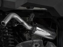 2018-Up Polaris Ranger XP 1000/ Ranger Crew XP 1000 5 Inch Single Slip-on Muffler Assembly Performance Series MBRP