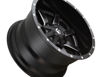 Aluminum Wheels 22X9.5 Maverick D538 5 On 139.7/5 On 150 Black Milled 110.3 Bore 25 Offset Fuel Off Road Wheels
