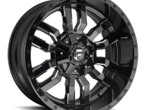 Aluminum Wheels 22X12 Sledge D595 5 On 139.7/5 On 150 Gloss Black Milled 110.1 Bore -44 Offset Fuel Off Road Wheels