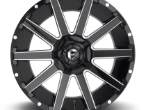 Aluminum Wheels 22X10 Contra D615 5 On 114.3/5 On 127 Gloss Black/Milled 78.1 Bore -18 Offset Multi Spoke Fuel Off Road Wheels