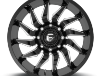Aluminum Wheels 22X10 Saber D744 5 On 127 Gloss Black Milled 71.5 Bore -18 Offset Fuel Off Road Wheels