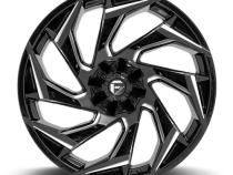 Aluminum Wheels 17X9 Reaction D753 5 On 114.3/5 On 127 Gloss Black/Milled 78.1 Bore 1 Offset Fuel Off Road Wheels