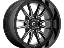 Aluminum Wheels 18X9 Clash 6 D761 6 On 120 Gloss Black Milled 67.06 Bore 1 Offset Multi Spoke Fuel Off Road Wheels
