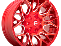 Aluminum Wheels 20X10 Twitch D771 5 On 114.3/5 On 127 Candy Red Milled 78 Bore -18 Offset Fuel Off Road Wheels