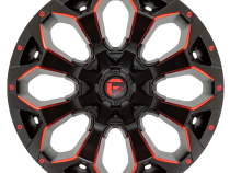 Aluminum Wheels 20X10 Assault D787 5 On 114.3/5 On 127 Matte Black Milled Red Tint 78.1 Bore -18 Offset Fuel Off Road Wheels