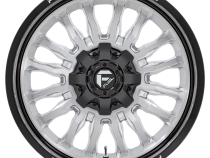 Aluminum Wheels 20X9 Arc D798 5 On 114.3/5 On 127 Silver/Brushed Face-Milled Black Lip 78.1 Bore 1 Offset Fuel Off Road Wheels
