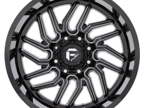 Aluminum Wheels 22X12 Hurricane D807 5 On 127 Gloss Black Milled 71.5 Bore -44 Offset Fuel Off Road Wheels