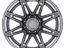 Aluminum Wheels 20X10 Brawl FC401AP 6 On 135 Platinum Silver Chrome Lip 87.1 Bore -18 Offset Fuel Off Road Wheels