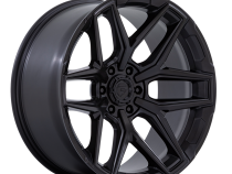 Aluminum Wheels 17X9 Flux 6 FC854MX 6 On 135 Blackout 87.1 Bore 1 Offset Fuel Off Road Wheels