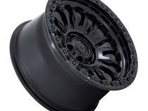 Aluminum Wheels 20X10 Rincon SBL FC857MB 5 On 127 Matte Black/Gloss Black Lip 71.5 Bore -18 Offset Fuel Off Road Wheels