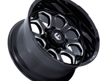 Aluminum Wheels 20X9 Scepter FC862 BE 5 On 127 Gloss Black Milled 71.5 Bore 1 Offset Fuel Off Road Wheels