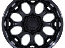 Aluminum Wheels 22X10 Scepter FC862 MX 6 On 135 Blackout 87.1 Bore -18 Offset Fuel Off Road Wheels