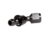 -8 45 Degree to Hose Barb Black Fleece Performance