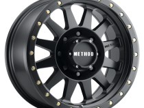 Aluminum Wheels 18x9 Double Standard MR304 Bolt Pattern 8 On 165.1 Offset -12 Lip Size 3.86 Matte Black MB Method