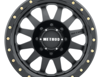 Aluminum Wheels 18x9 Double Standard MR304 Bolt Pattern 8 On 165.1 Offset -12 Lip Size 3.86 Matte Black MB Method