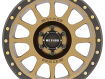 Aluminum Wheels 18x9 NV MR305 Bolt Pattern 6 On 135 Offset 18 Lip Size 1.38 Method Bronze BRZ Black Street Loc Method