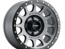 Aluminum Wheels 18x9 NV MR305 Bolt Pattern 5 On 150 Offset 25 Lip Size 1.38 Titanium TT Matte Black Lip Method