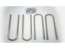 Reverse Level Kit for 05-10 Ford Super Duty w/2.0 Inch Shocks and 4.0 Inch Rear Axle No Limit Fabrication