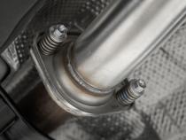 2023-Up Toyota Corolla GR 1.6L Armor Pro T304 Stainless Steel 3 Inch Cat-Back Dual Center Rear Exit with Carbon Fiber Tips MBRP