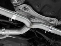 2022-Up Volkswagen Jetta GLI 2.0 TSI T304 Stainless Steel 3 Inch Cat-Back 2.5 Inch Dual Split Rear with Carbon Fiber Tips Street Profile MBRP