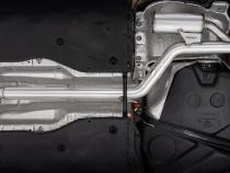 2022-Up Volkswagen Golf GTI MK8 T304 Stainless Steel 3 Inch Cat-Back 2.5 Inch Dual Split Rear with Carbon Fiber Tips MBRP