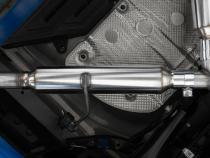 22-24 Kia Forte GT 1.6L Turbo Sedan 2.5 Inch Axle-Back Exhaust System, Armor Lite, Aluminized Steel Dual Split with Quad Exhaust Tips, MBRP