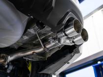 Armor Pro Subaru 2.5 Inch Axle Back Dual Split Rear-Quad Tips For 11-21 Subaru Impreza WRX MBRP