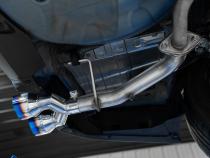 22-Up Subaru WRX 2.4L T304 Stainless Steel 2.5 Inch Axle-back Dual Split Rear Quad CF Tips MBRP