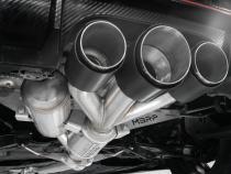 2017-2021 Honda Civic Type R 2.0L T304 Stainless Steel 3 Inch Cat-Back Triple Rear Outlet Burnt End Tips MBRP
