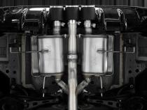 23-Up Honda Civic Type R 2.0L 3 Inch Cat-Back Exhaust System Armor Pro T304 Stainless Steel Triple Center Outlet with Carbon Fiber Tips Active Exhaust MBRP