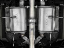 23-Up Honda Civic Type R 2.0L 3 Inch Cat-Back Exhaust System Armor Pro T304 Stainless Steel Triple Center Outlet with Carbon Fiber Tips Active Exhaust MBRP