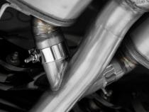 23-Up Honda Civic Type R 2.0L 3 Inch Cat-Back Exhaust System Armor Pro T304 Stainless Steel Triple Center Outlet with Carbon Fiber Tips Active Exhaust MBRP