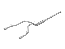 Cat Back Exhaust System Dual Split Rear Aluminized Steel For 19-24 RAM Hemi 1500 5.7L MBRP