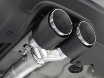 15-23 Dodge Challenger Aluminized Steel 3 Inch Dual Cat Back Quad Tips (Race Version) Exhaust System MBRP