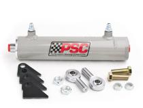 Single Ended Steering Cylinder Kit for Full Hydraulic Steering Systems, 2.5 Inch X 8.0 Inch X 1.125 Inch Rod PSC Performance Steering Components