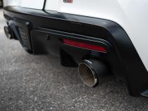 20-Up Toyota Supra T304 Stainless Steel 3 inch Cat-Back Dual Rear Outlet with Burnt End Tips 2 4.5 inch T305 Burnt End Tips Included MBRP
