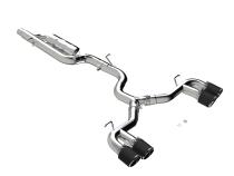 2022-Up Volkswagen Golf R MK8 T304 Stainless Steel 3 Inch Cat-Back Quad Split Rear Carbon Fiber Tips Valve Delete MBRP