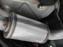 T304 Stainless Steel 3 inch Cat-Back Dual Split Rear with Carbon Fiber Tips (2) 5 inch OD Carbon Fiber Tips Included MBRP