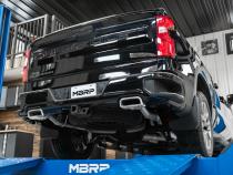 2.5 Inch Cat Back Exhaust System For 19-Up Silverado/Sierra 1500 5.3L and 2022 Silverado LTD/ Sierra Limited 5.3L Dual Rear T409 Stainless Steel MBRP