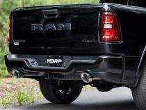 2025 Ram 1500 3.0L SST SO Armor Pro 3 inch Cat-back 2.5 Inch Dual Split Rear Exhaust with Polished Tips MBRP
