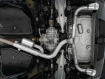 2021-Up Ford Bronco Sport 2.0L EcoBoost T409 Stainless Steel 2.5 Inch Resonator-Back Dual Split Rear Exit MBRP Exhaust System