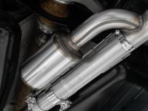 2021-Up Ford Bronco Sport 2.0L EcoBoost T409 Stainless Steel 2.5 Inch Resonator-Back Dual Split Rear Exit MBRP Exhaust System