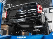 21-Up Ford F-150 4 Inch Cat Back Single Side Race Version Black Coated- Aluminized Steel Exhaust System MBRP