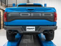 3 Inch Exhaust Resonator Back Dual Rear Exit T409 Stainless Steel For 17-20 Ford F-150 Raptor 3.5L EcoBoost MBRP
