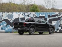2024-Up Ford Ranger 2.3L Ecoboost Armor BLK Black-Coated Aluminized Steel 3-Inch Cat-Back Single Side Exit with Polished Tip MBRP