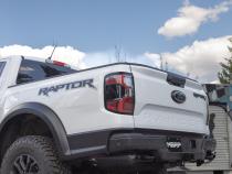 24-Present Ford Ranger Raptor 3.0L EcoBoost, Armor BLK 3-Inch Axle-Back Dual Rear Turn-Down MBRP