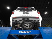 24-Present Toyota 4Runner, Armor Pro, Overland 3-Inch Cat-Back Single Rear, High-Clearance Turndown, MBRP