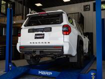 24-Present Toyota 4Runner, Armor Pro, Overland 3-Inch Cat-Back Single Rear, High-Clearance Turndown, MBRP
